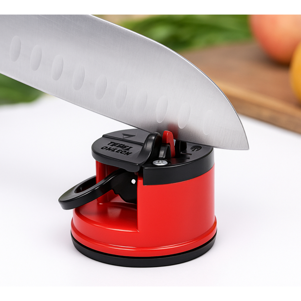 Afiador Amolador De Facas Com Ventosa De Fixação Tesouras em Oferta na Shopee