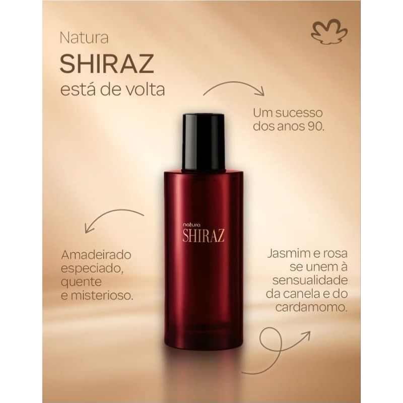 Natura Desodorante Colônia Shiraz Feminino 100 ml