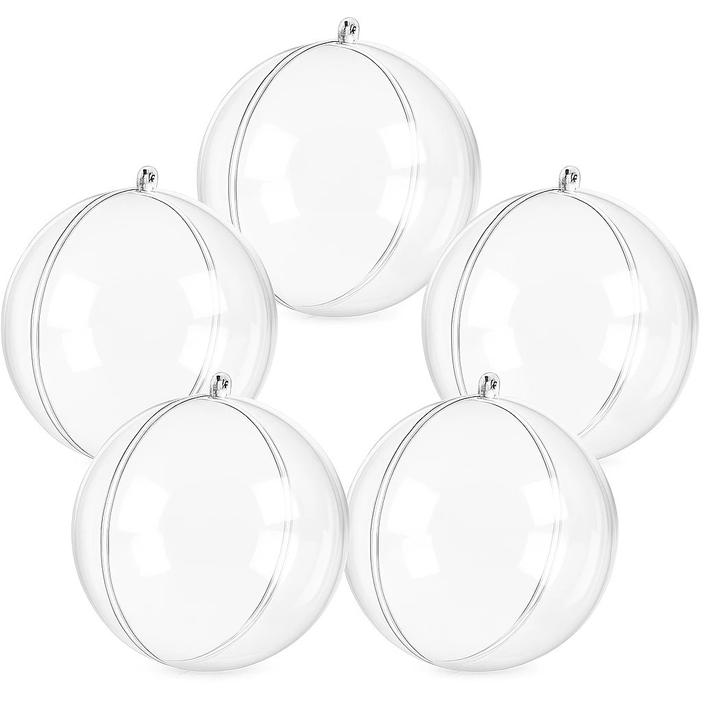 Kit 50 Esferas Acrílica 6,5 cm – Porta-Fotos, Lembrancinhas e Decoração de Natal em Oferta na Shopee