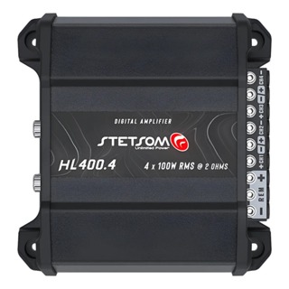 Módulo Amplificador Stetsom HL400.4 400W RMS 4 Canais 2 Ohms Potente Som Automotivo em Oferta na Shopee