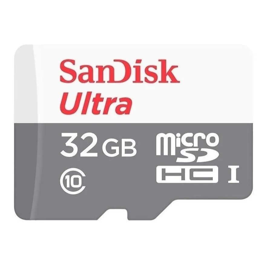 Cartao De Memoria Sandisk Ultra 32gb Microsdc Com Adaptador