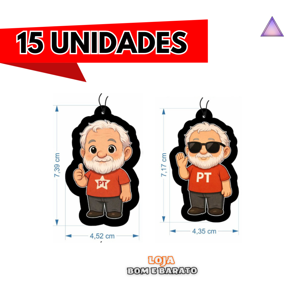 15 Aromatizantes Automotivo  Cheirinho para Carro Personalizado Lula PT SORTIDOS – Cheirinho para Carro Decorativo