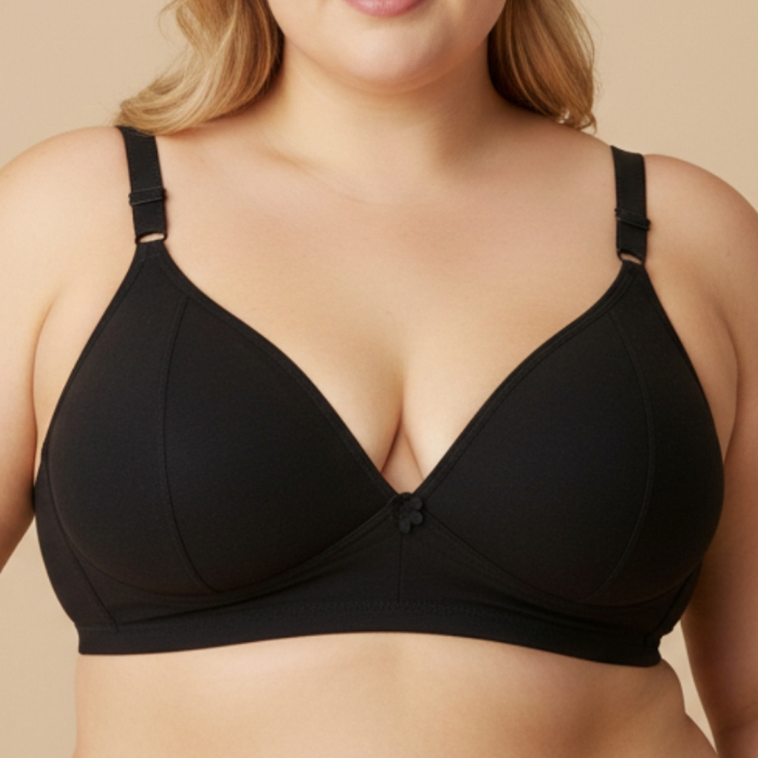 Kit 4 Soutien Plus Size Sem Bojo Lingerie Feminina Algodão Confortável | Green Look em Oferta na Shopee