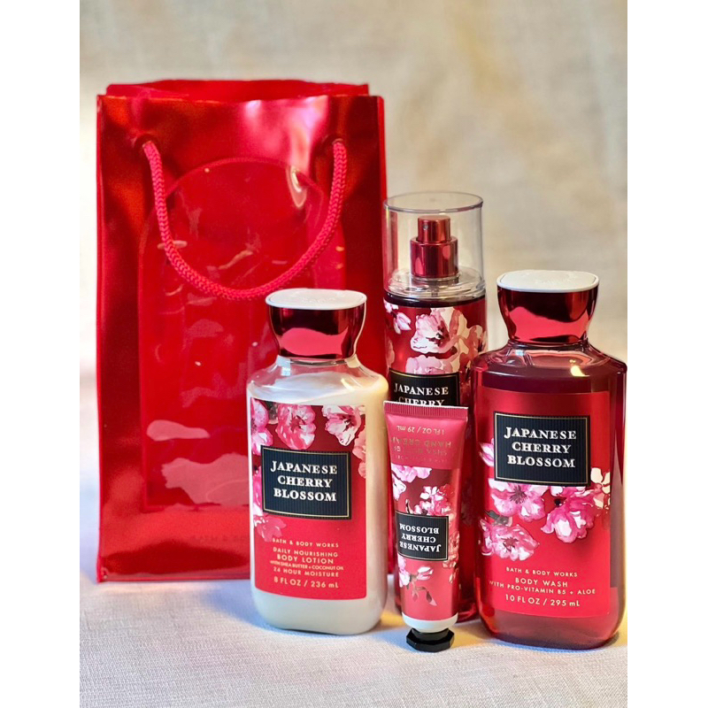 Kit Presente Bath & Body Works – Japanese Cherry Blossom