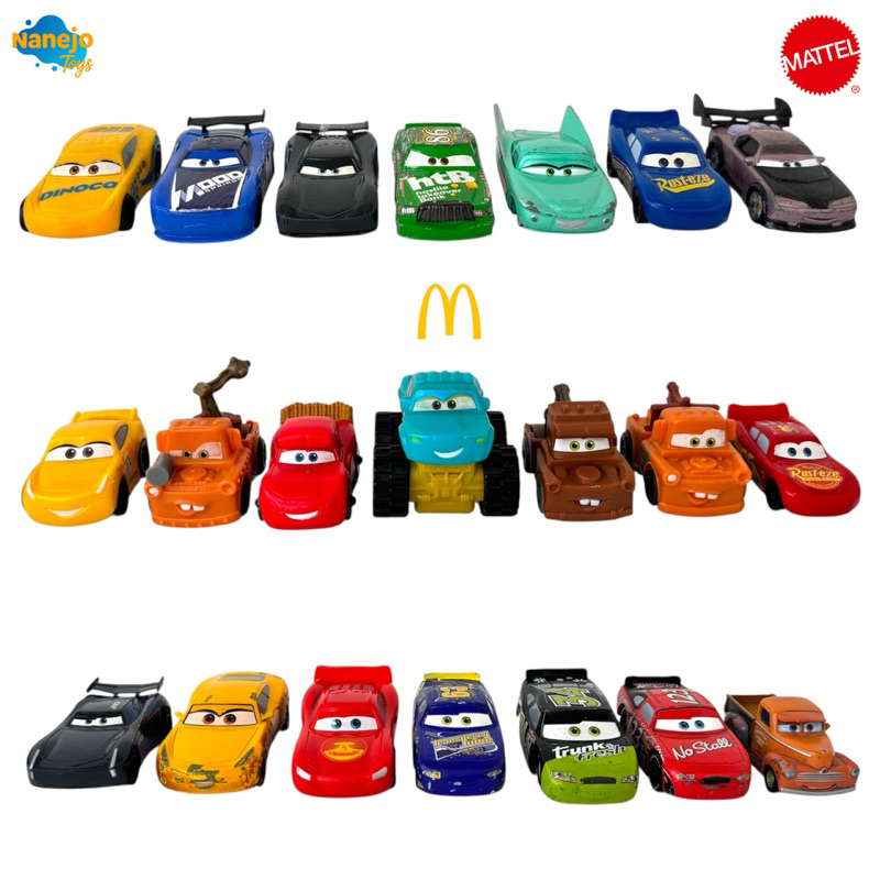 Miniaturas Carrinhos Carros Na Estrada - McQueen Disney - Mc Donalds