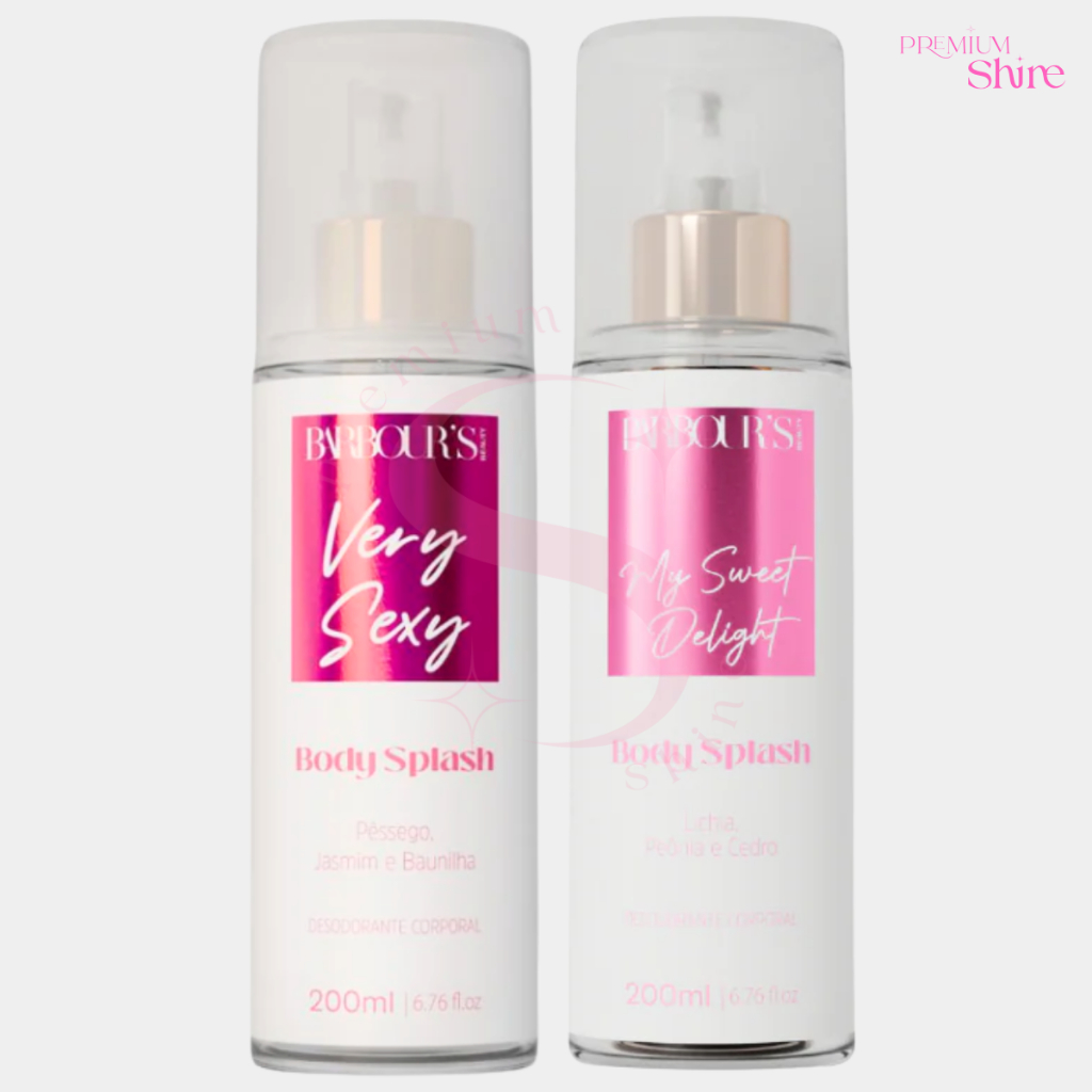 Body Splash My Sweet Delight + Very Sexy Barbour's Beauty 200ml - Kit 02 Desodorante Corporal