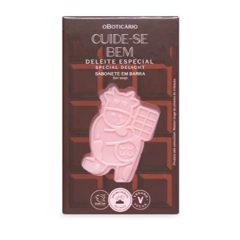 Sabonete em Barra Corporal Cuide-se Bem Deleite Chocolatudo 120g