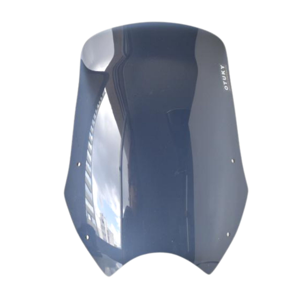 Bolha Moto Transalp Xl 700 V 2007/2014 Alongada Fumê Escuro Azulado - Otuky Bolhas