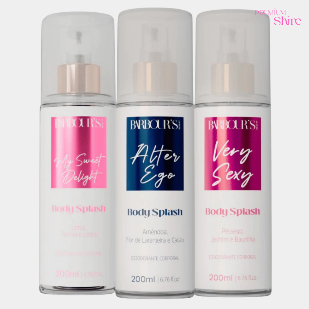 Kit 3 Body Splash Delight Very Sexy Alter Ego Barbour's Beauty