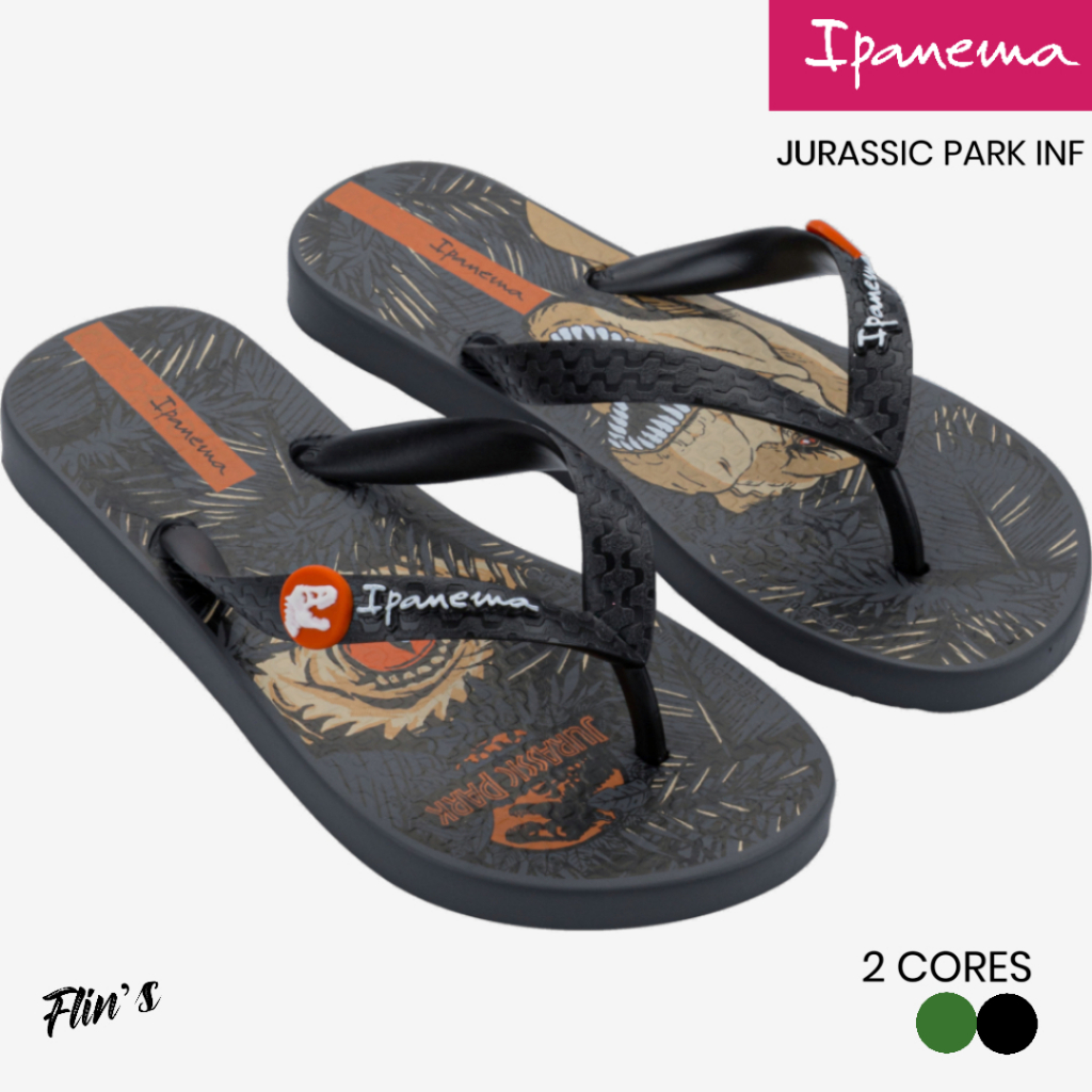 Chinelo Infantil Ipanema Jurassic Park Masculino Dinossauros – Conforto e Estilo Geek