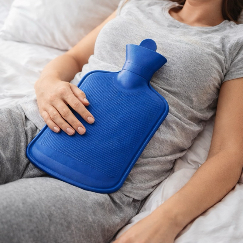 Bolsa de Água Quente Térmica Borracha Compressa Quente e Fria 1L 2L Terapêutica