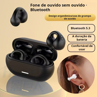 Fone Estilo Osso Conduction Style True Wireless Bluetooth Earbuds Clip Earphone TWS Sports em Oferta na Shopee