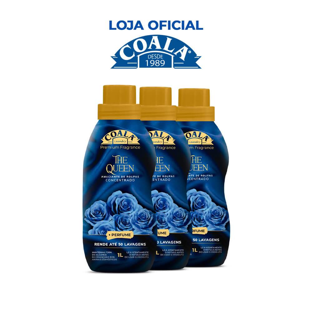 Kit Coala Laundry 3 Amaciantes - The Queen 1L