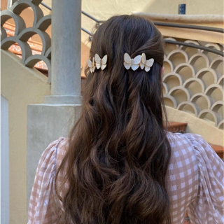 Presilha de Cabelo Borboleta Madre Pérola - Toque Sofisticado em Oferta na Shopee