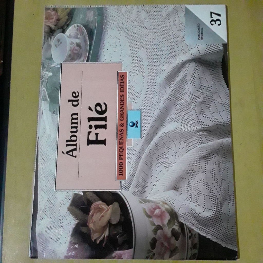PL62 REVISTA ÁLBUM DE FILÉ Nº37 COM FOLHA DE ESQUEMAS