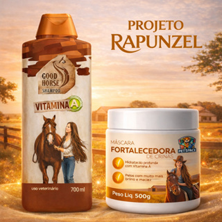 Shampoo Good Horse Para Cavalo Vitamina A 700Ml Shampoo Projeto Rapunzel em Oferta na Shopee