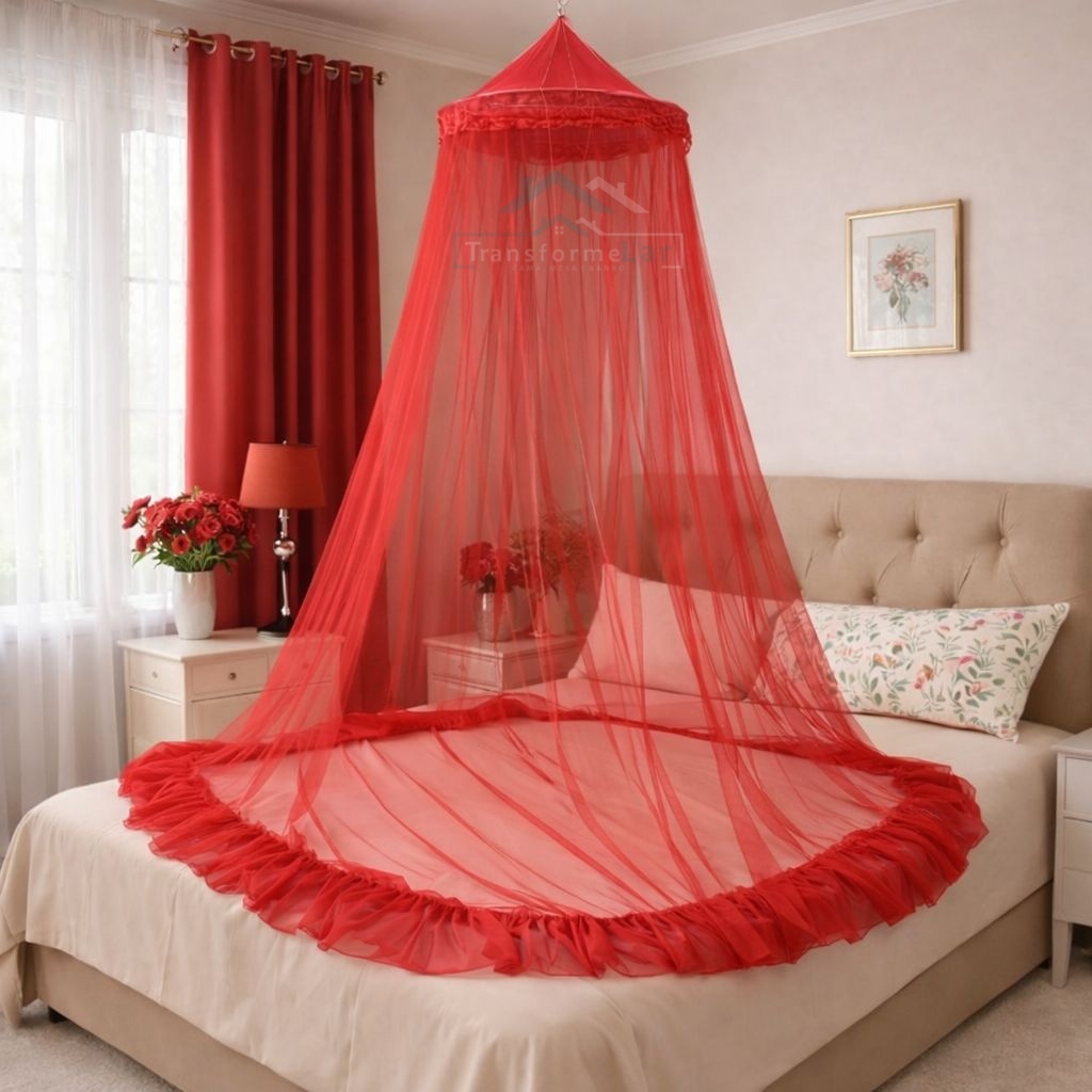 Mosquiteiro Teto Casal Queen Box com Elástico em Oferta na Shopee