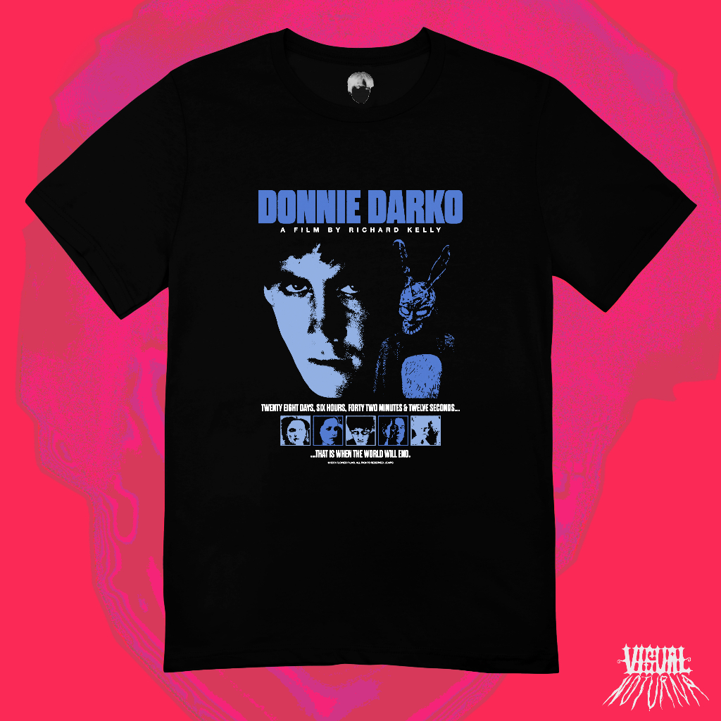 Camiseta Donnie Darko Filme Cult Frank Rabbit Unissex Camisa 100% Algodão Estampa Reto Vintage Gótica