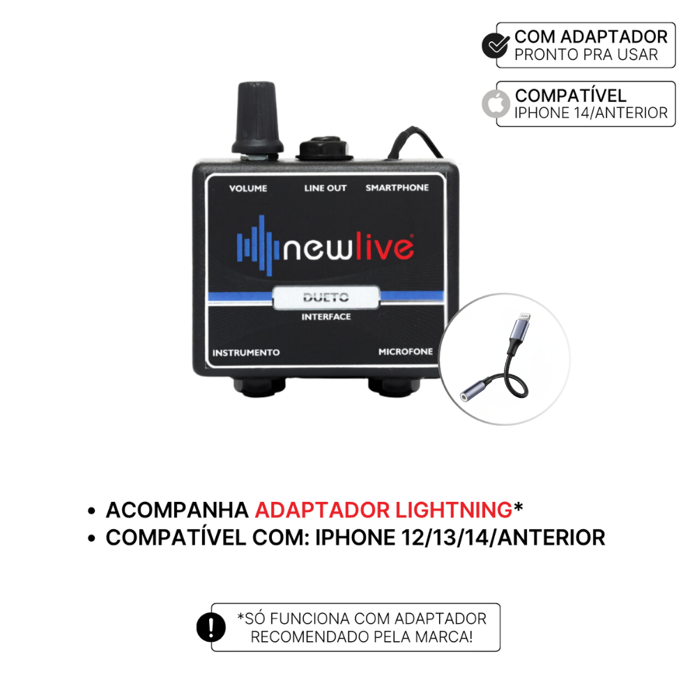 KIT INTERFACE DUETO + ADAPTADOR LIGHTNING