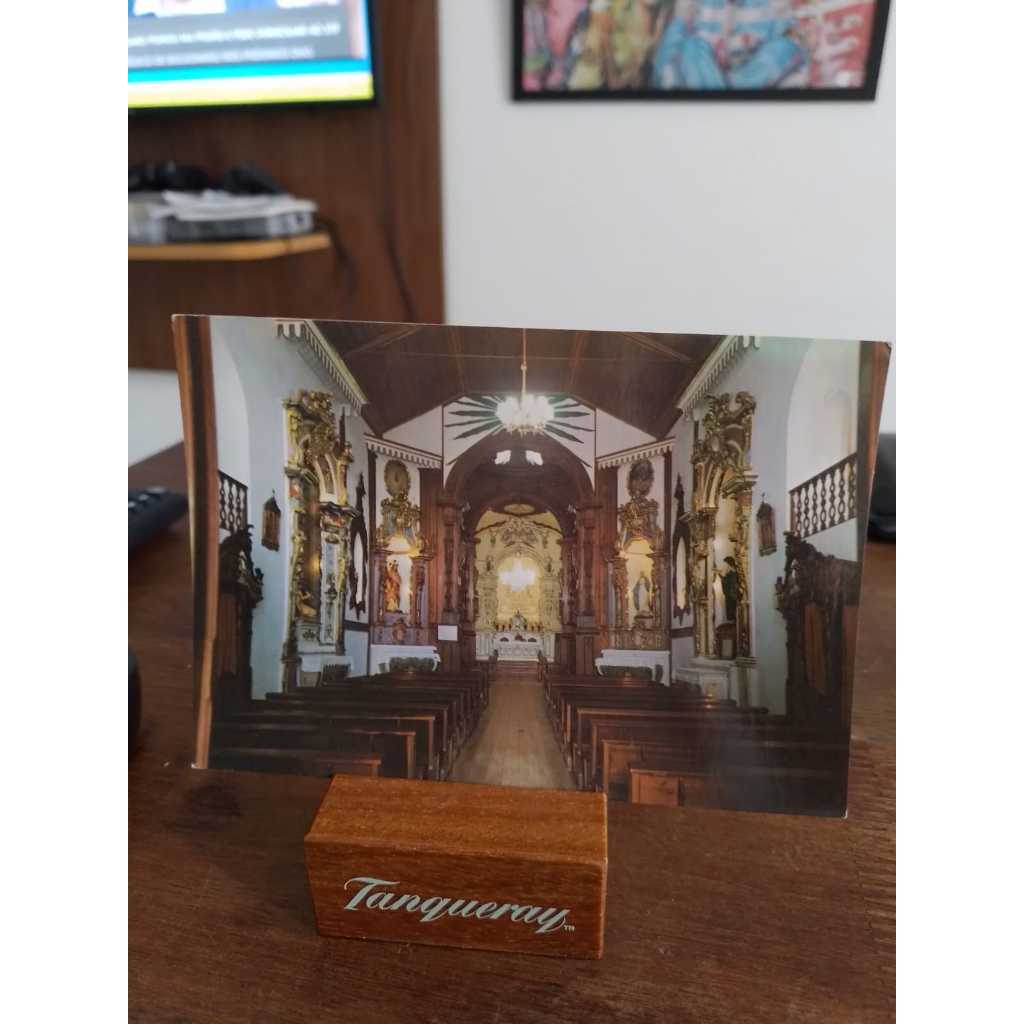 Cartão Postal  Antigo - Baepedi MG - ALTAR MOR DA MATRIZ