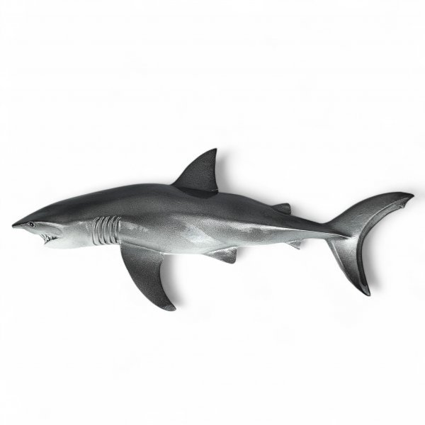 Enfeite de Resina Decoração Para Pendurar em Parede Peixe Tubarão em Oferta na Shopee