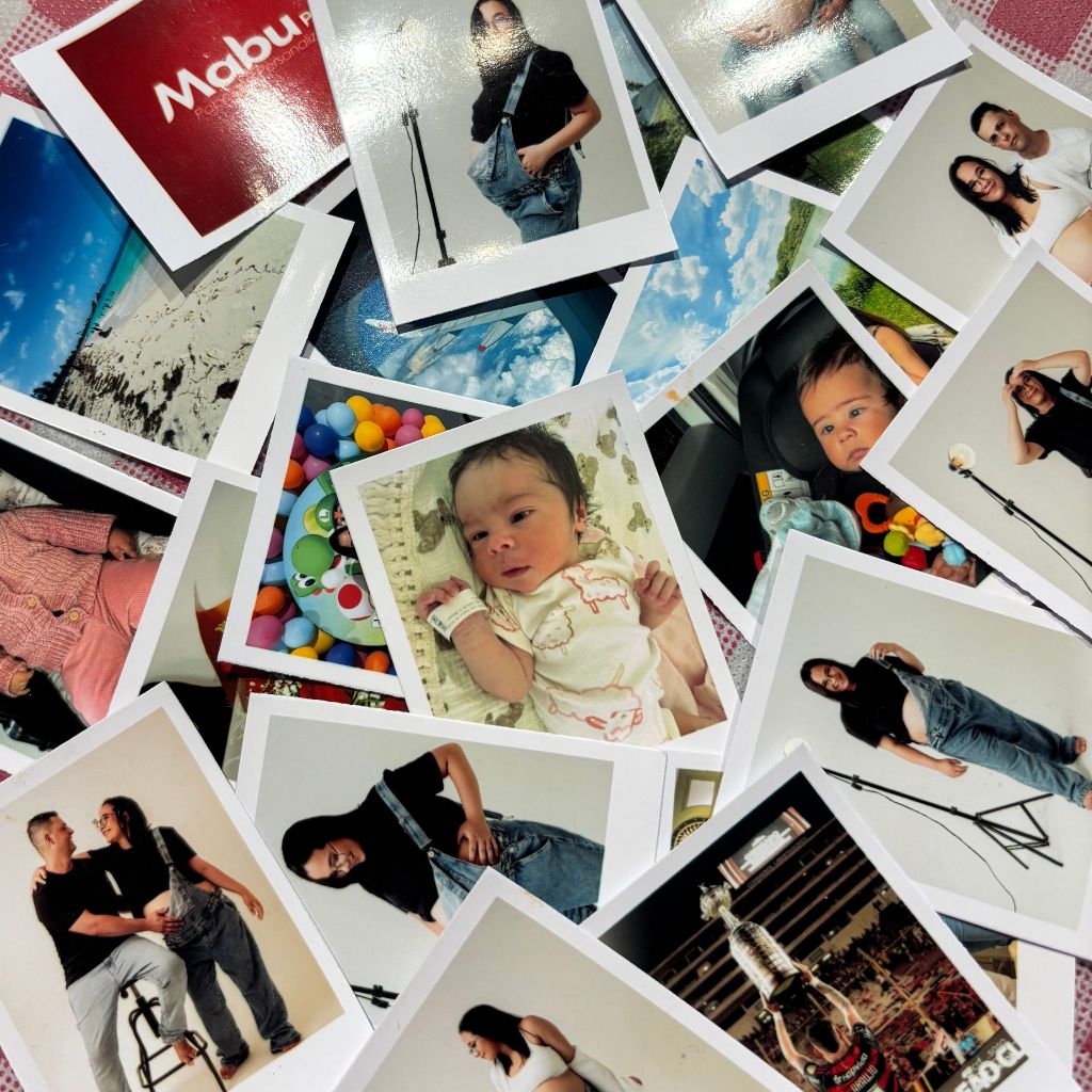 Mini Foto Kit 64 unidades - Cabe na capinha de Celular - Alta qualidade - Sem legendas em Oferta na Shopee