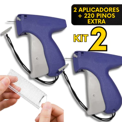 Kit 2 ou 1 un - Aplicador de Tags e Etiquetas Profissional + 110 Pinos