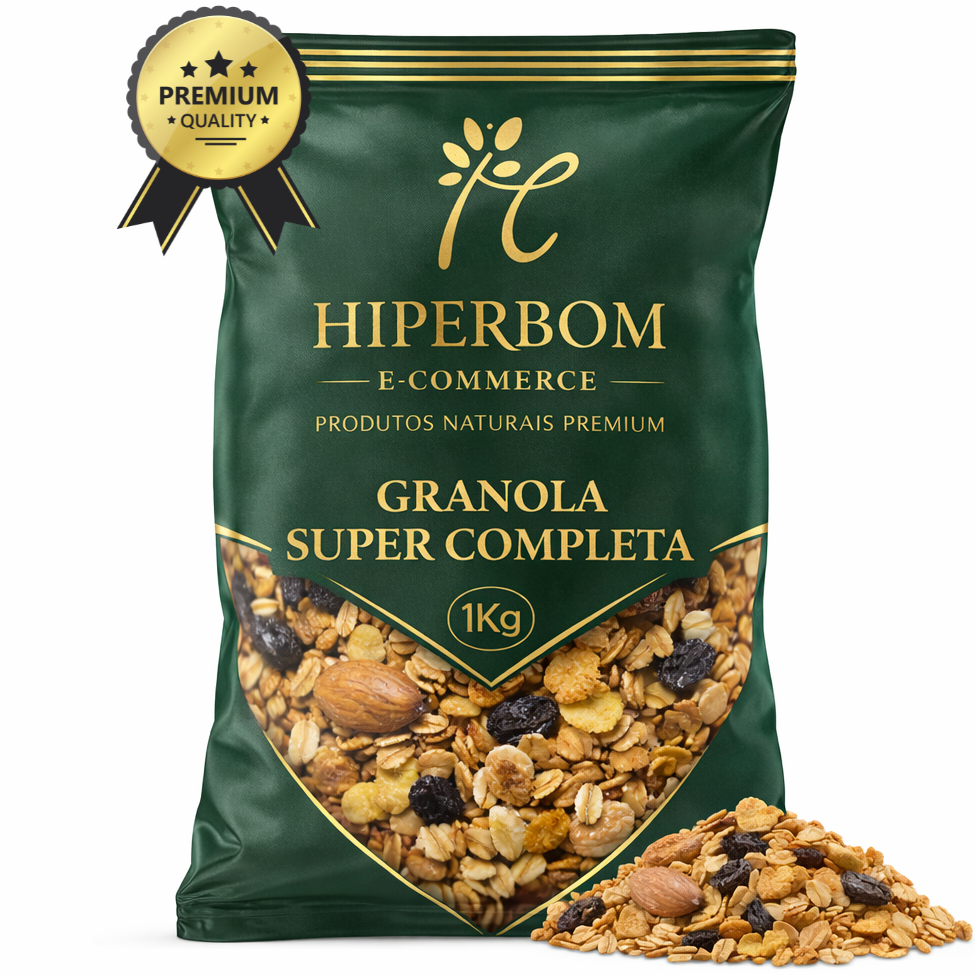 Granola Super Completa Hiperbom Crocante 1kg em Oferta na Shopee
