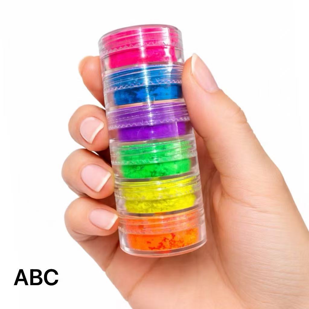 Kit 6 Sombras Pigmento Neon Torre Festa Carnaval Folia em Oferta na Shopee