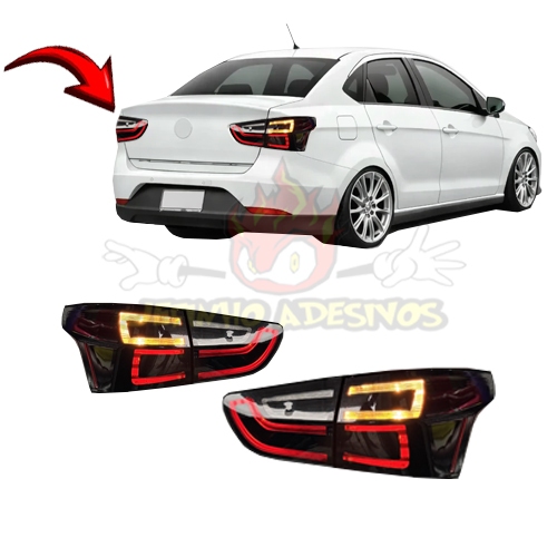 Aplique Adesivo Mascara Negra Lanterna Grand Siena modelo 1 em Oferta na Shopee