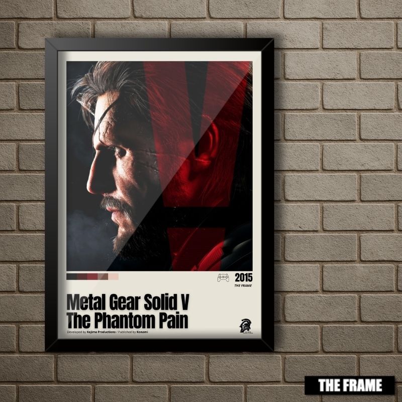 Quadro Decorativo A4/A3 Metal Gear Solid V The Phantom Pain