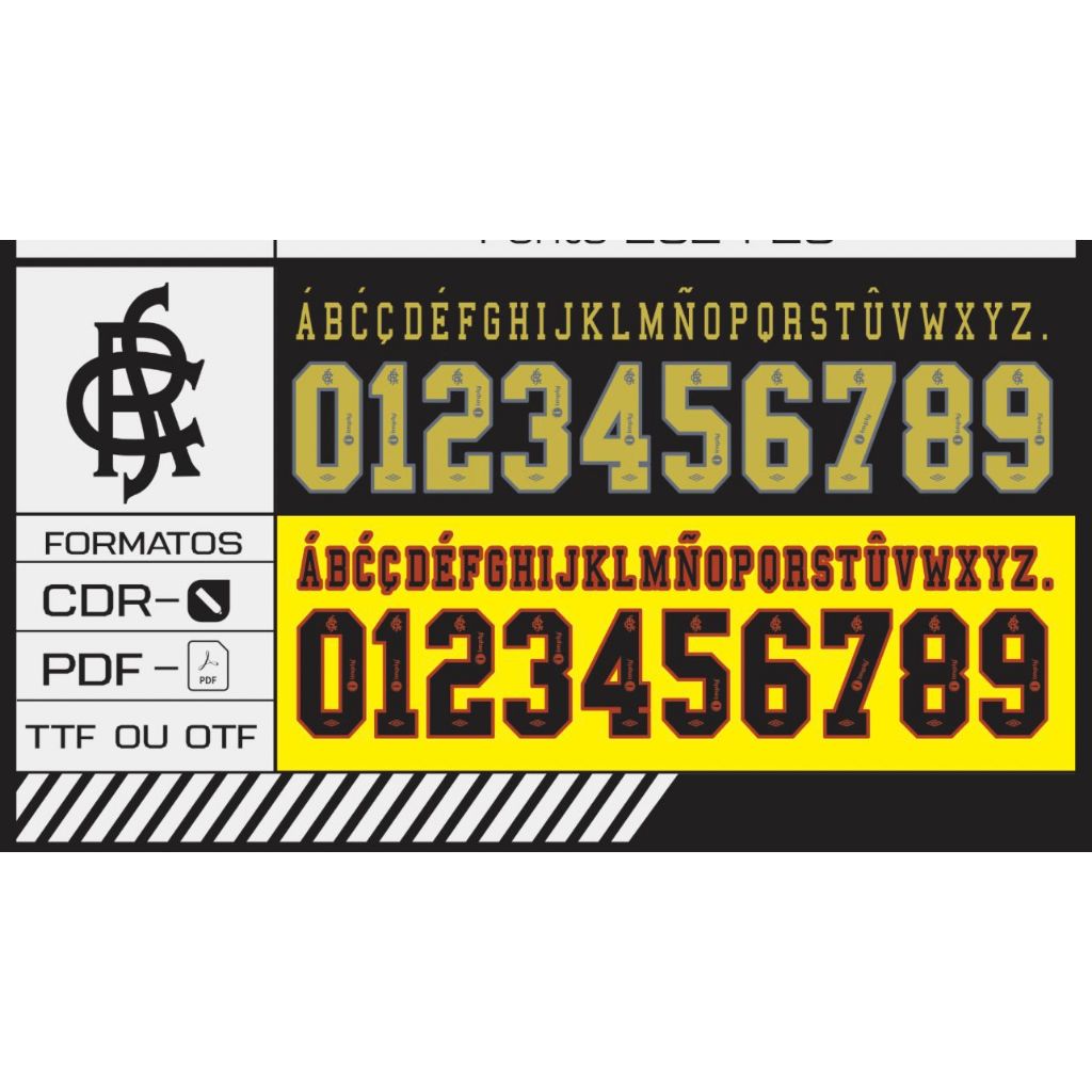 Personalização Nome e Número Termocolante Para camisa de time sport