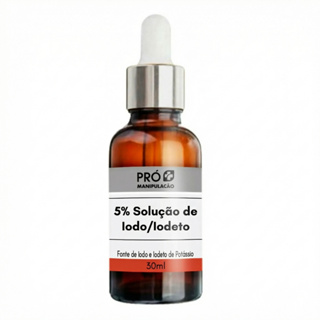 Solução Iodo/Iodeto 5% 30 ML - Original em Oferta na Shopee