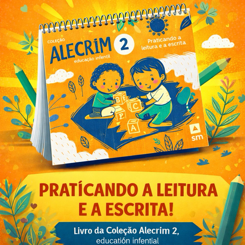 Livro Alecrim 2 – Educação Infantil | Praticando a Leitura e a Escrita (SM)