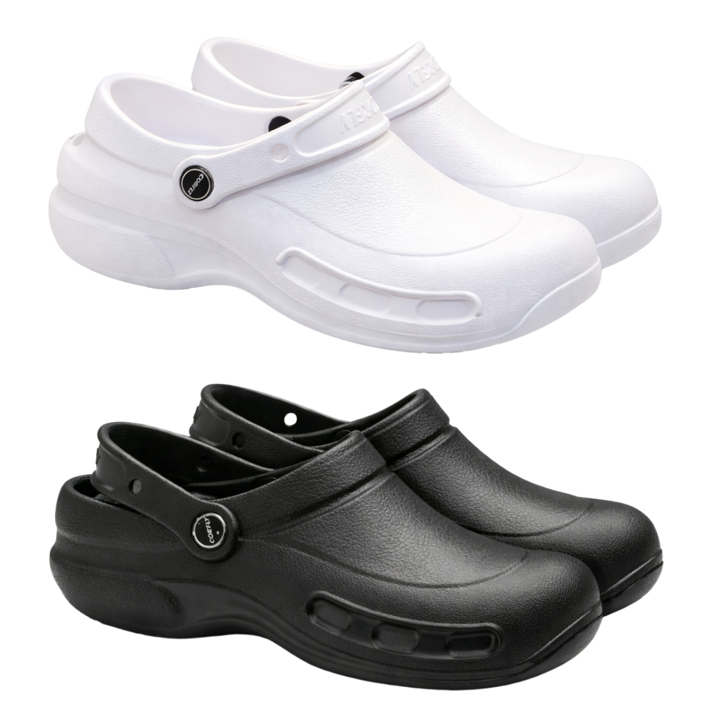 Sapato Babuche EVA Fechado Confortável Trabalho Profissional Medicina Enfermagem Cozinha Limpeza