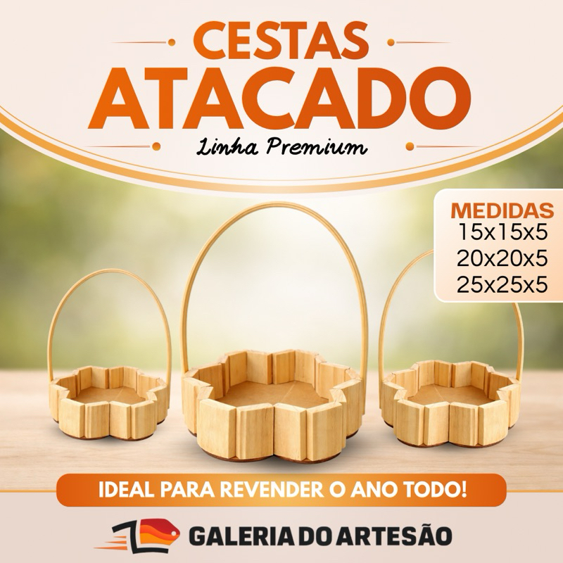 Cesta Flor kit 10|15|20 de Madeira - Dia da Mulher|Páscoa|Dia das Crianças em Oferta na Shopee