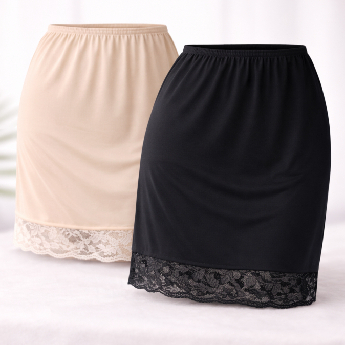 Kit 2 Anágua Saiote Segunda Pele Feminina Não Marca em Oferta na Shopee