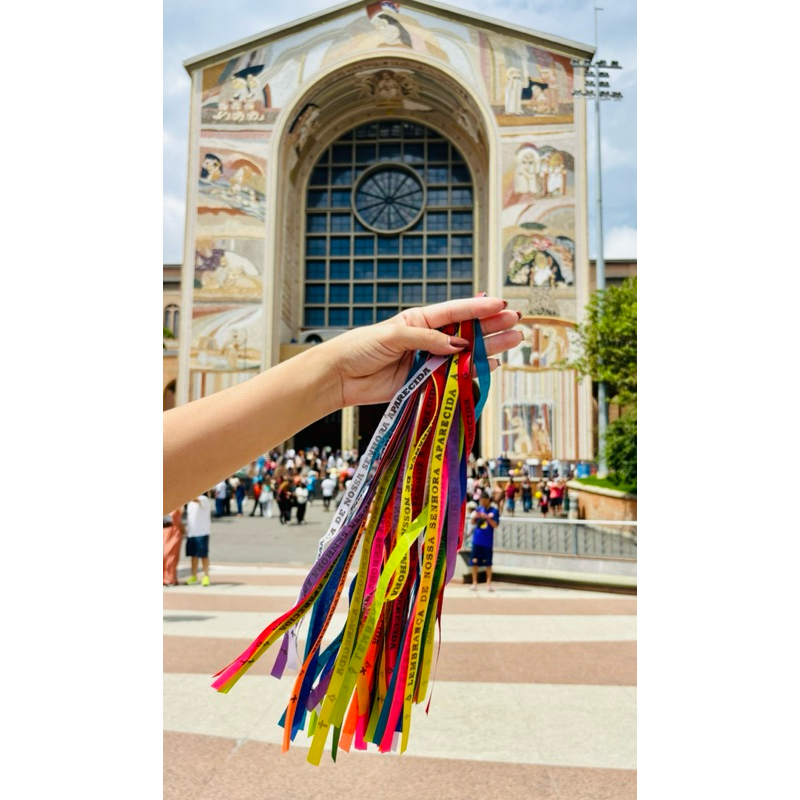 kit 20 Fitinhas Lembrança de Nossa Senhora Aparecida