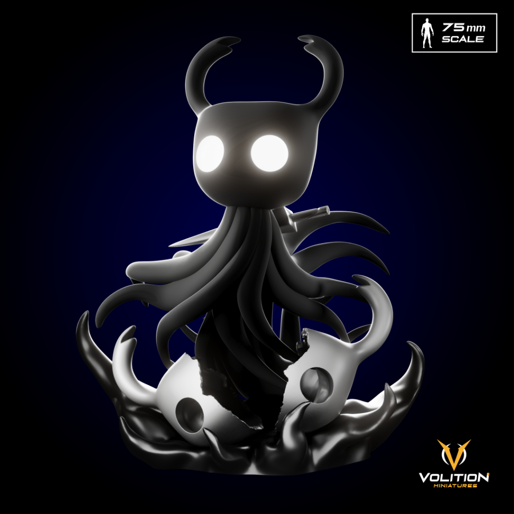 Action figure Shade | Hollow Knight | Boneco colecionável Hollow Knight 3D Resina | Decoração Gamer
