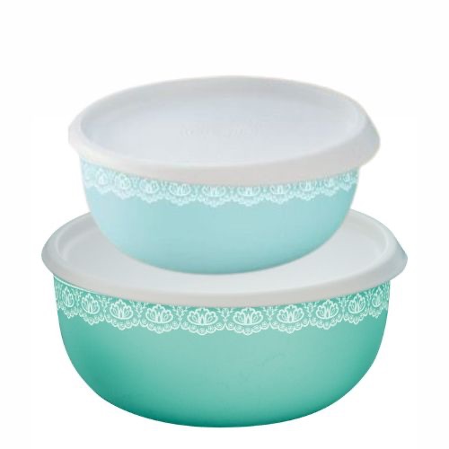 KIT 2 PEÇAS TIGELA TOQUE MÁGICO 1,3L + 550ML RENDA - TUPPERWARE