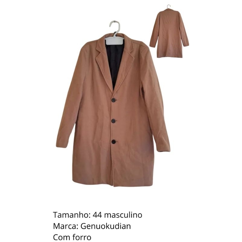 casaco de frio masculino blazer brechó