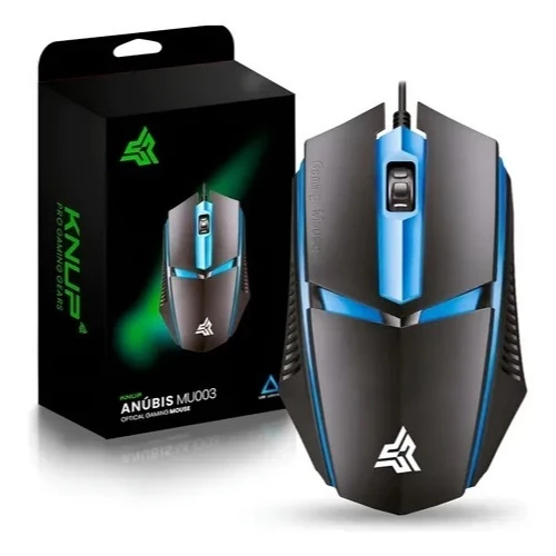 Mouse Gamer USB 1200 DPI Óptico com Iluminação LED KP-MU003 Knup