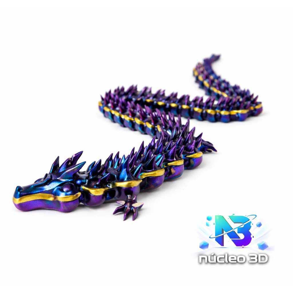 Dragão Articulado 3D Decorativo – Impressão 3D Colorido Várias cores disponíveis
