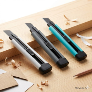 Estilete Profissional 18mm Golfield em ABS + 2 Lâminas Extras Alta Precisão em Oferta na Shopee