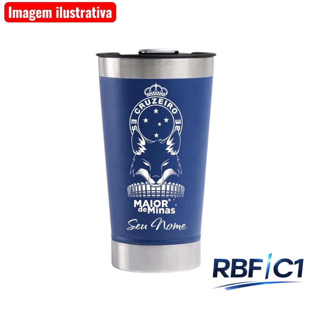 Copo Personalizado Térmico Gravado a laser " Cruzeirense + Nome " Varios Modelos em Oferta na Shopee