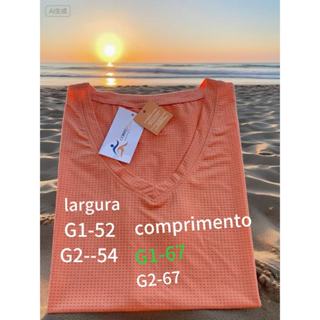 Camiseta Babylook Dry Fit Fitness Gola V Blusa feminina Esportivao poliamida gelada Academia em Oferta na Shopee