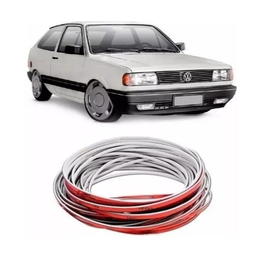 Friso Branco Parachoque E Lateral Gol Gti Gts Gls 89 90 91 92 93 94