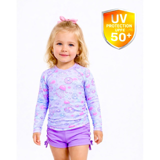 Conjunto UV Moda Praia Infantil Menina do 1 ao 4 anos em Oferta na Shopee