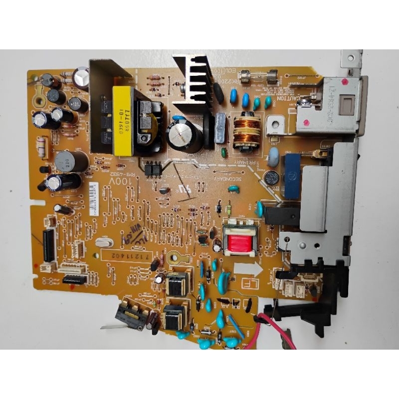 placa fonte impressora Hp LaserJet. m1120 mfp com capacitor estourado