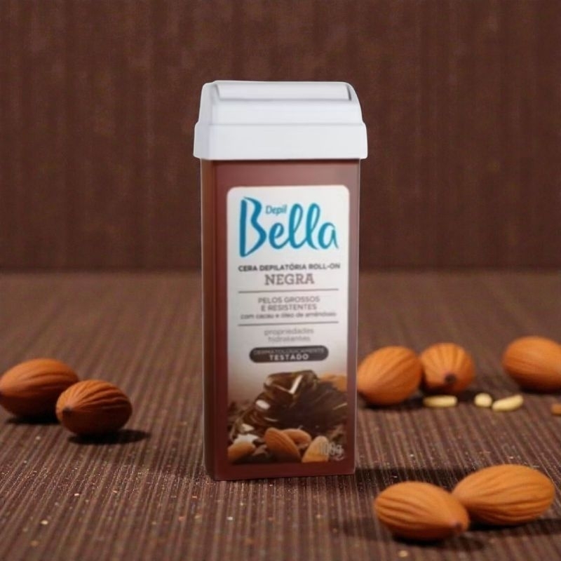Cera Depilatória Roll-On Deo Negra 100g Depil Bella